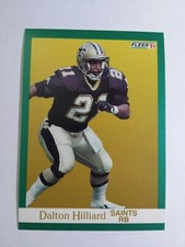 DALTON HILLIARD 1991 FLEER FOOTBALL CARD # 295 C5322