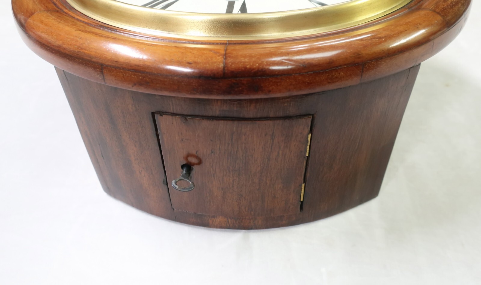 Antique Wall Clock Victorian Mahogany Timepiece by Sorley Glasgow