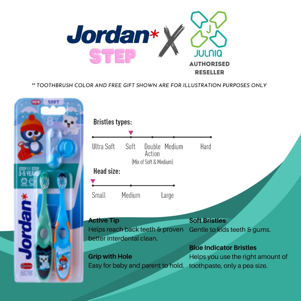 Toothbrush Jordan Toothbrush kid - twin pack