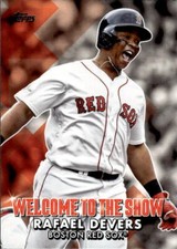 2022 Topps Rafael Devers #WTTS-18 Welcome to the Show Boston Red Sox 15E