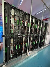 2x P3.91 Indoor Curved LED Screens Stage Backdrop Advertising Panels 500*1000mm