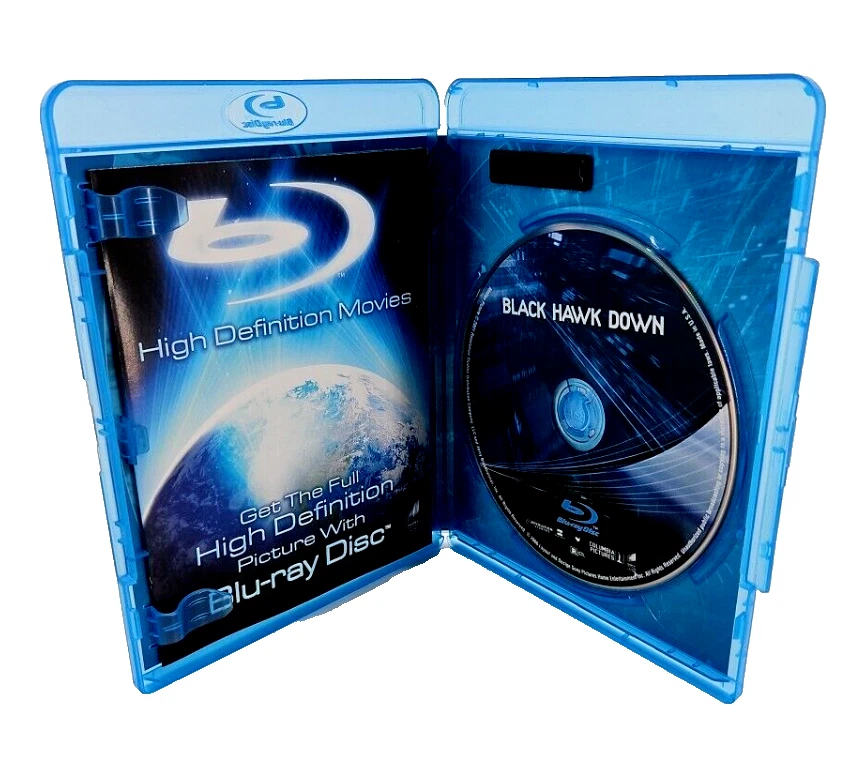 Black Hawk Down Blu-Ray Disc Rated R Action Adventure Military War Foto 2 de 4