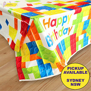 LEGO PARTY  SUPPLIES  BUILDING BLOCKS PLASTIC BIRTHDAY  