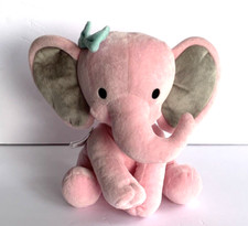 Bedtime Originals 8" Hazel Elephant Baby Twinkle Toes Lambs  Ivy Plush NEW