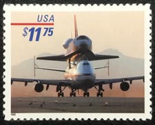 1998 Scott 3262 - 11.75 - PIGGYBACK SPACE SHUTTLE - EXPRESS MAIL - Single MNH