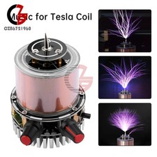 Mini Plasma Music Tesla Coil Arc Generator Artificial Lightning Bluetooth DC 48V