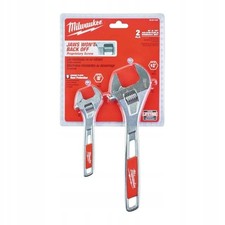 Milwaukee 48-22-7400 2 PC. Adjustable Wrench Set 6 in. & 10 in.