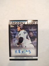 2020 Topps - Baseball Stars Autographs Black #BSA-HR Harold Ramirez /199 (AU)
