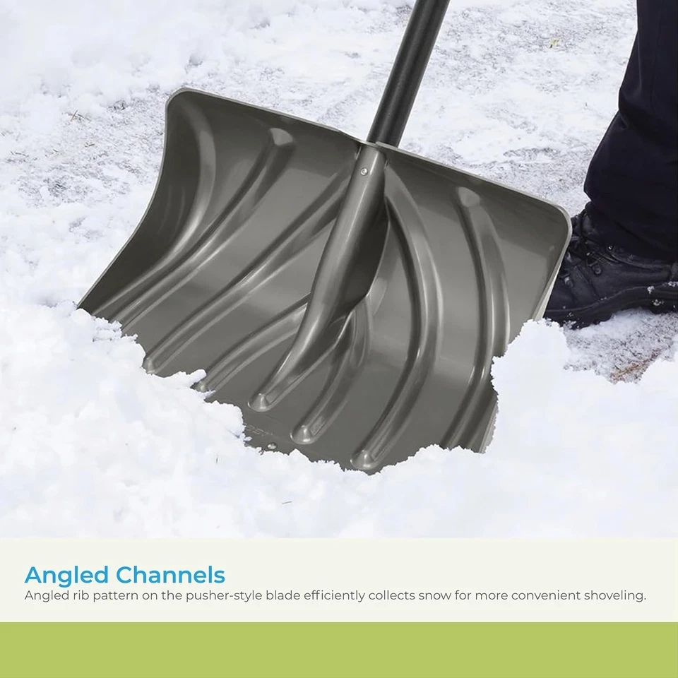 20英寸组合雪铲/推杆,灰色/黑色 — 第 4/4 张图片