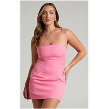 Showpo Sharmiel Removable Straps Bodycon Dress Size 4