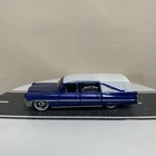 2010 Matchbox Lesney Edition 1963 Cadillac Hearse Pearly Gates Blue/White NM