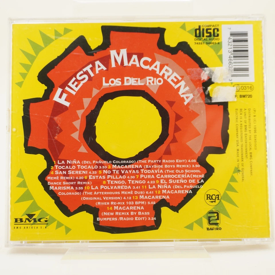 Los Del Rio - Fiesta Macarena | CD | Zustand sehr gut - Bild 2 von 2