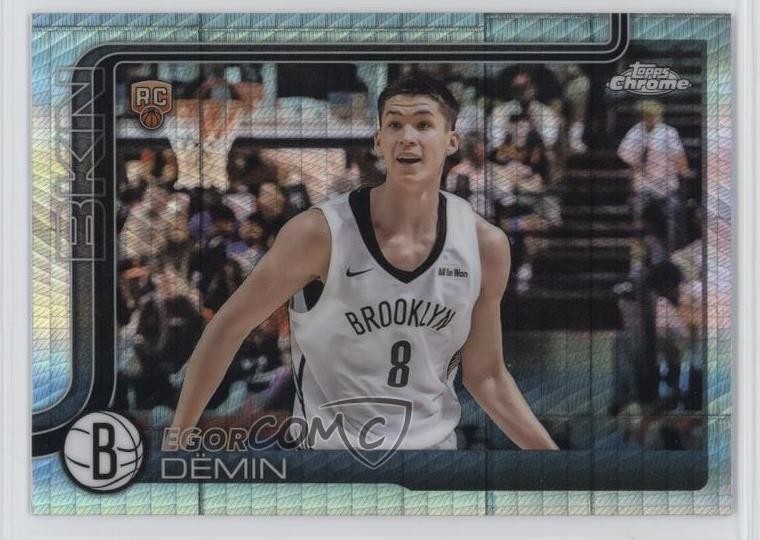 2025-26 Topps Chrome Prism Refractor Egor Demin Egor Dëmin #258 Rookie RC l4t