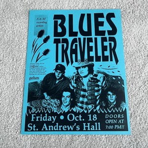 Blues Traveler Poster | eBay