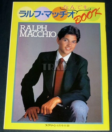 RALPH MACCHIO 1985 JPN Picture Booklet Magazine BOOK