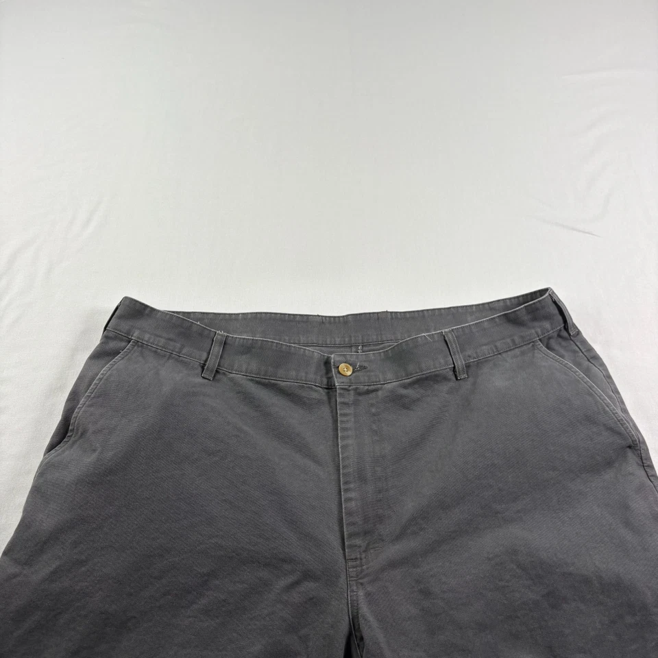 Bills Khakis Pants Mens 42x35 Gray Chino Straight Leg Casual Slacks - Image 2 of 4