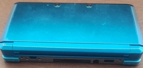 Nintendo 3DS Handheld System (CIB) - Aqua Blue NO Stylus, With Mario Party Game