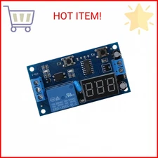 DC 12V Infinite Cycle Delay Timing Timer Relay ON Off Switch Loop Module with LE