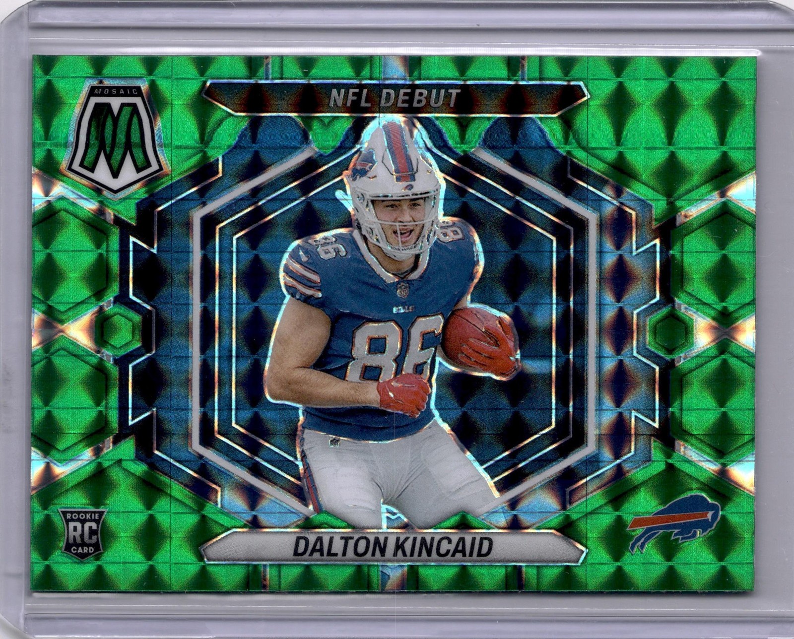 2023 Panini Mosaic #ND-20 Dalton Kincaid Green Mosaic