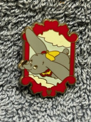 Disney Authentic Trading Pin Dumbo Red Frame Hidden Mickey Pin Rare (2e)