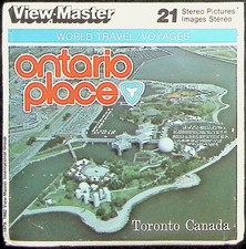Vintage Ontario Place, Toronto Canada 3d View-Master 3 Reel Packet