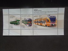 Estland  100 Jahre elektrische Züge in Estland   2024   **