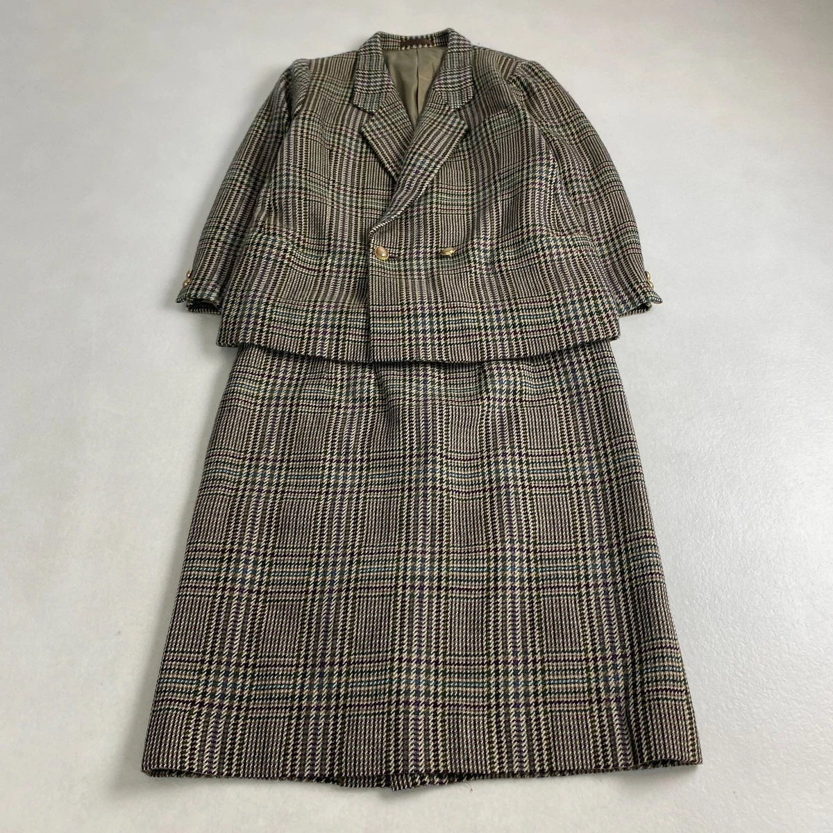 Traje de montaje Burberrys - Cuadros Nova, patrón pata de gallo, etiqueta blanca, W4489