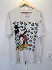 Anvil Disney Mickey Mouse Graphic T-Shirt White Adult Unisex 2XL