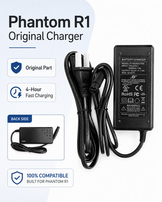 Factory Original 3-Pin Special Charger For Phantom R1/Pro Seated Scooter