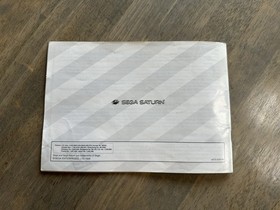 Sega Saturn System Console Instruction Booklet Manual Only
