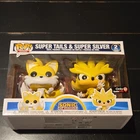 Funko Pop! Vinyl Sonic Super Tails & Super Silver 2-Pack GameStop Exclusive