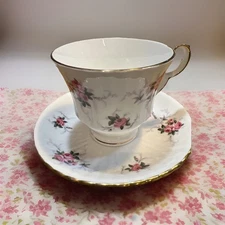 Vintage Princess House Hammersley Spode Fine Bone China Teacup Saucer Set
