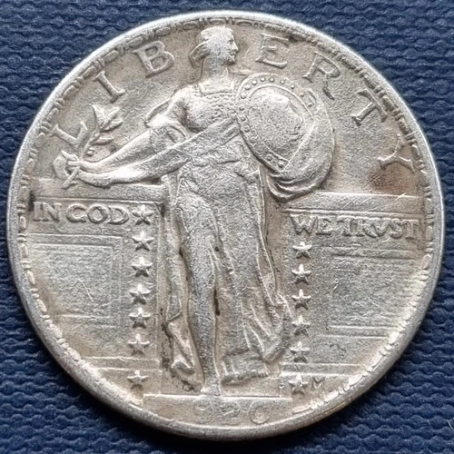 1920 Standing Liberty Quarter 25c Higher Grade XF - AU Details #93672