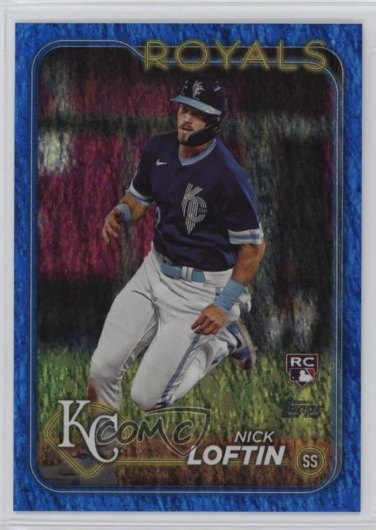 2024 Topps Series 2 Blue Foil 689/999 Nick Loftin #506 Rookie RC 0t2