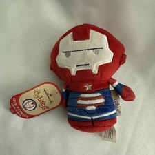 Hallmark Itty Bittys Iron  Man  Patriot Second in Series Marvel 2017 NWT Plush