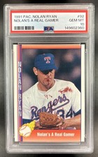 1991 Pacific Nolan Ryan Texas Express I #92 Rangers PSA 10 GEM MINT