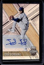 2019 Panini Elite Extra Edition Jose Soriano Auto #160 Angels