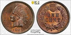 1903 Indian Head Cent PCGS 63Red Brown Gorgeous Tone!