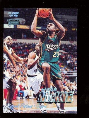 1997-98 FLEER TRADITIONS AARON MCKLIE TIFFANY PARALLEL #185