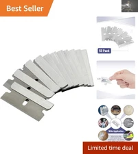 Bates 50-Pack  Single Edge Razor Blades for Precision Cutting