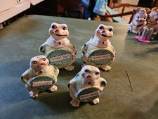 Enesco Vintage 4 Pc Salt And Pepper Jam And Jelly Japan