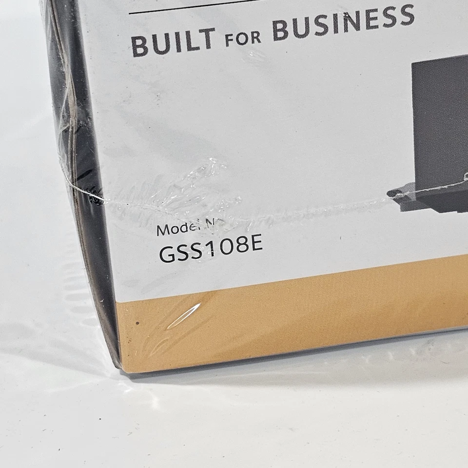 Netgear ProSafe GSS108E 8-Port Gigabit Managed Network Switch NEW SEALED - Image 2 of 3