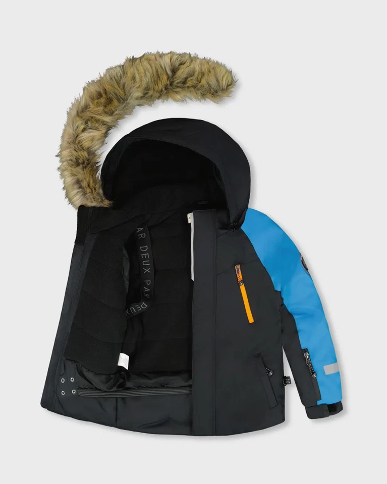 Conjunto de traje de nieve Deux Par Deux para niños 4T nuevo con etiquetas abrigo de invierno pantalones de nieve 2 piezas precio de venta sugerido por el fabricante $247 Foto 2 de 4
