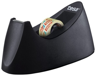 tesa Easy Cut Curve Dispenser - Non-Slip, Easy to Use, Clean Cut Curve + 1 Rolle