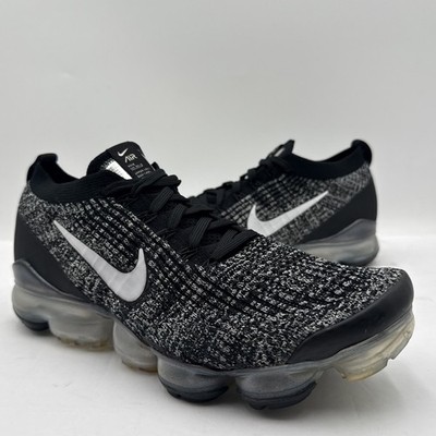 Nike Air VaporMax Flyknit 3  Oreo Black White Grey AJ6900-002 Mens Size 11
