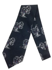 True Vintage Necktie 70's Art Deco Kipper Neck Tie Gumball Machine Root Beer