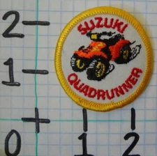 Vintage NOS Suzuki Quad Runner Motorcycle Patch From the 80's 019