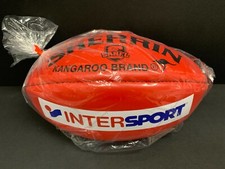 AFL SHERRIN KANGAROO BRAND LEATHER FOOTBALL SANFL Intersport  logo  