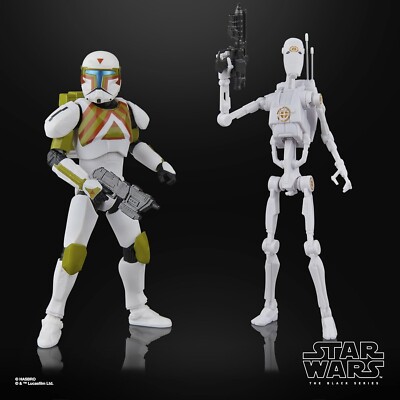 Star Wars The Black Series Clone Commando Urban Fighter & B1 Battle Droid 2 Pack