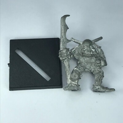 Metall Classic Ork mit Speerkrieger Orks Goblins - Warhammer Fantasy X1040
